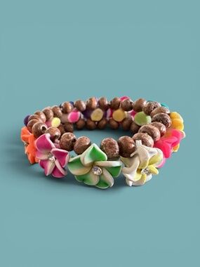 Plumeria Stretch Bracelet